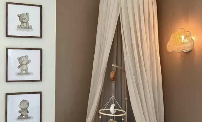 Aménagement d'une chambre pour bébé à Saint Maurice de Gourdans_Ain, Villefranche-sur-Saône, Paprika Architectures