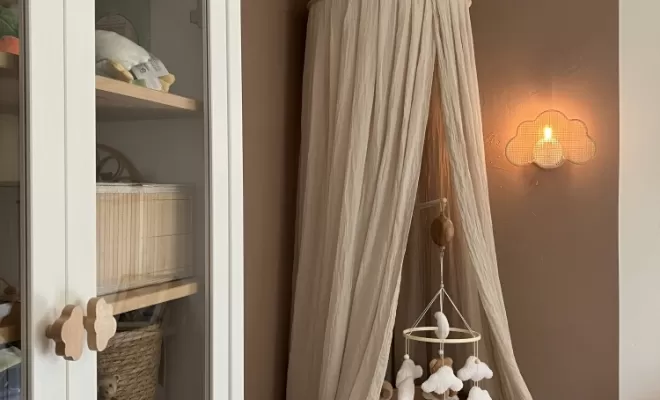 Aménagement d'une chambre pour bébé à Saint Maurice de Gourdans_Ain, Villefranche-sur-Saône, Paprika Architectures