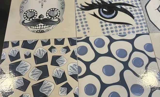 Visite de showroom pour choix de carrelages à Villefranche sur Saône