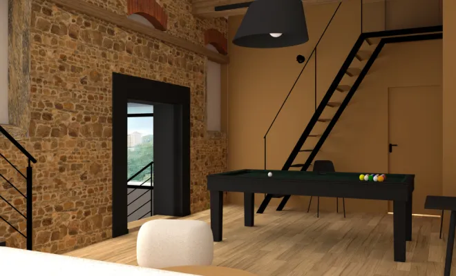 Réaménagement d'un appartement avec toit terrasse à Lyon 9, Villefranche-sur-Saône, Paprika Architectures